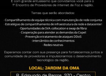 1º Encontro de Provedores de Foz do Iguaçu