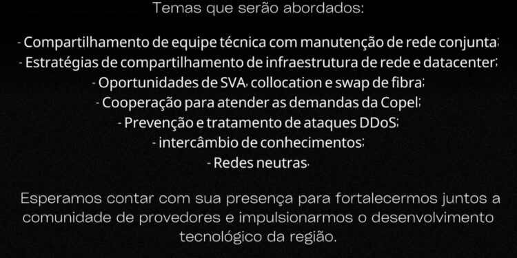 1º Encontro de Provedores de Foz do Iguaçu
