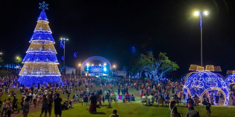 “Natal Águas e Luzes” de Foz recebe investimento de R$ 3 milhões da Itaipu e PTI