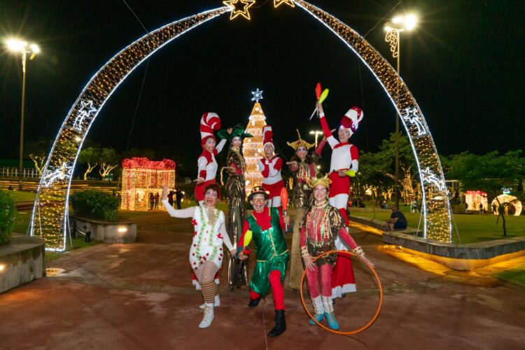 Começa programação “Natal Água e Luzes”em Foz do Iguaçu