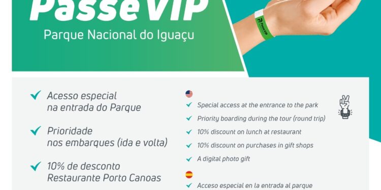 Passe Vip traz mais conforto e benefícios para visitantes no Parque Nacional do Iguaçu