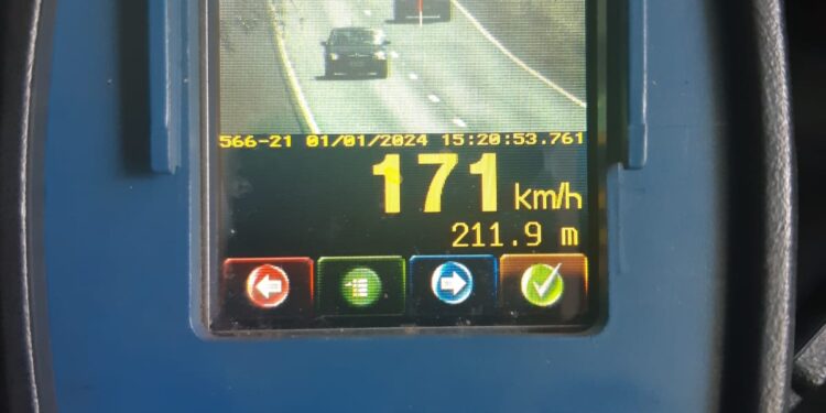 Carro é flagrado a 171 Km/h em rodovia na região oeste