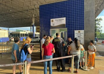 Janeiro ainda não terminou e a PF já fez mais de 130 mil registros migratórios na Ponte da Amizade