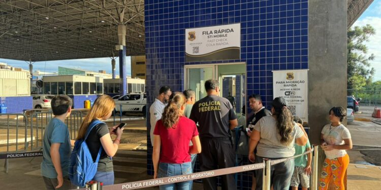 Janeiro ainda não terminou e a PF já fez mais de 130 mil registros migratórios na Ponte da Amizade