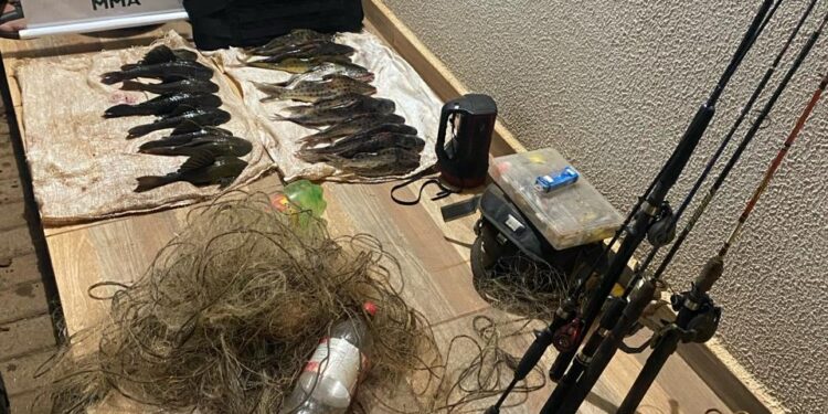 Três homens são presos praticando pesca ilegal no Rio Iguaçu, em Capanema