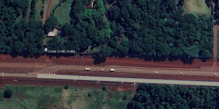 A partir de segunda-feira (1º), a Rodovia das Cataratas terá novo desvio para veículos