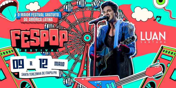 Fespop 2024: Luan Santana é a primeira atração confirmada no festival em Santa Terezinha de Itaipu