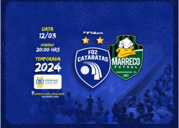 Hoje é dia de acompanhar Foz Cataratas Futsal no Caldeirão Azul