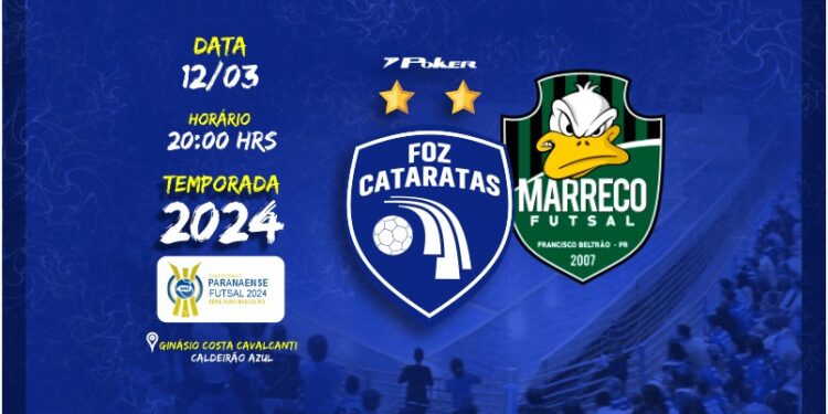 Hoje é dia de acompanhar Foz Cataratas Futsal no Caldeirão Azul