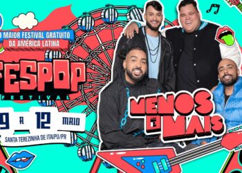 Fespop 2024: pagode do grupo Menos é Mais é confirmado no festival em Santa Terezinha de Itaipu