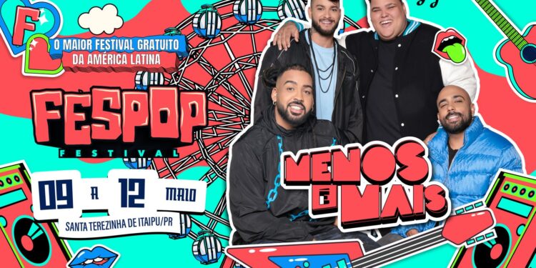 Fespop 2024: pagode do grupo Menos é Mais é confirmado no festival em Santa Terezinha de Itaipu