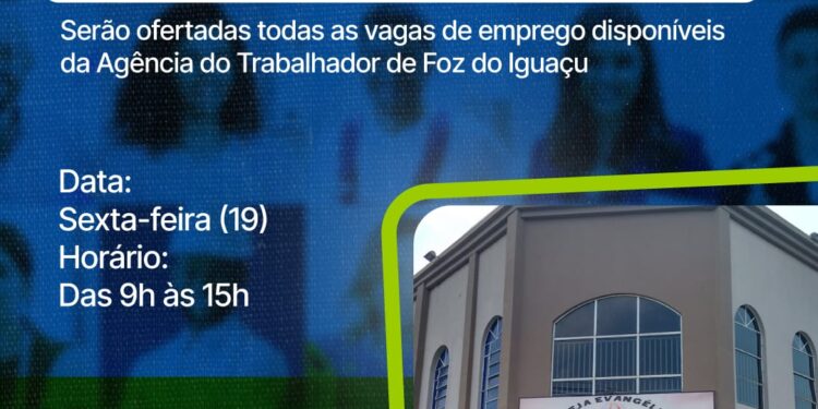 Portal da Foz recebe Agência Itinerante do Trabalhador