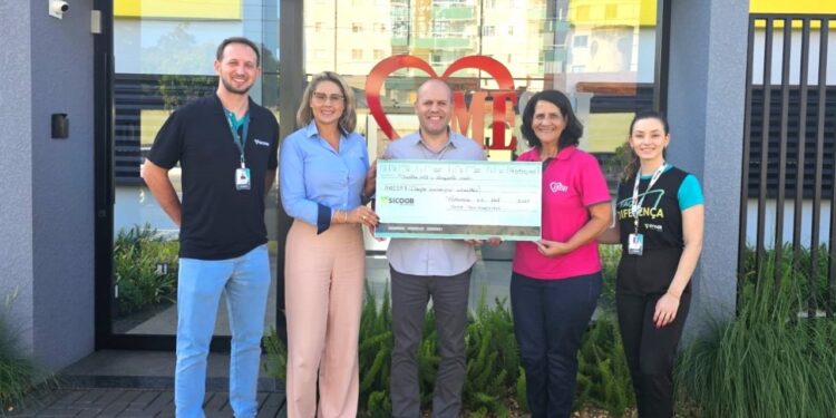 Sicoob Três Fronteiras destina mais R$ 50 mil para projetos e entidades sociais