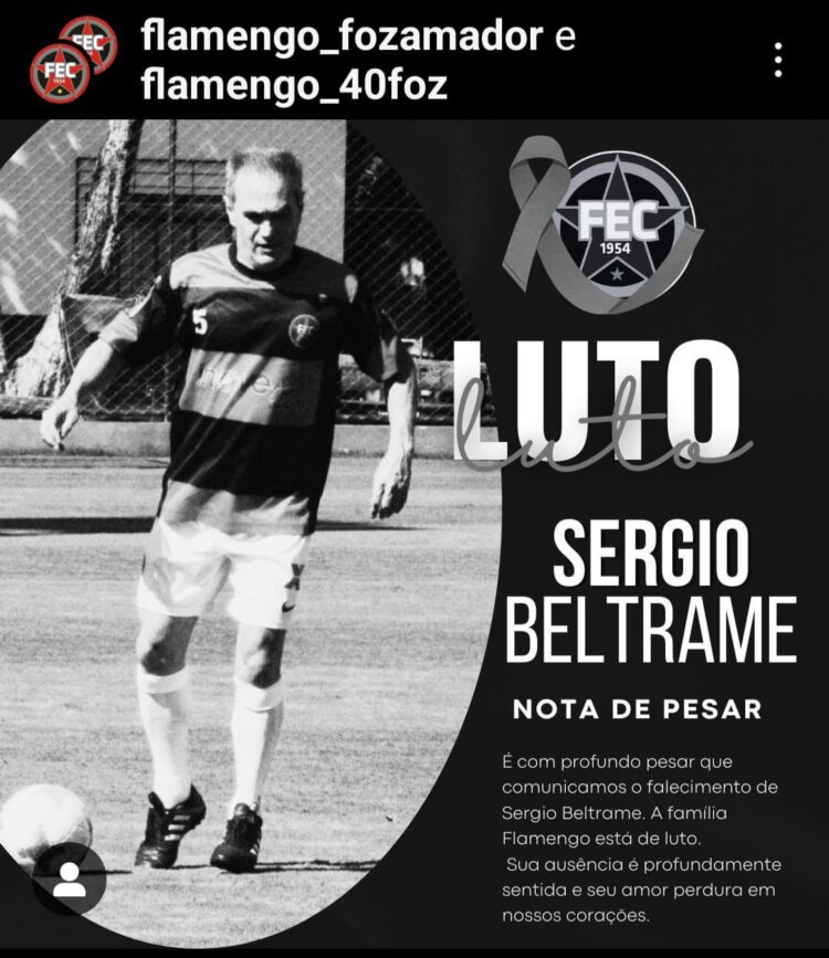 Morre ex-vereador e empresário de Foz do Iguaçu, Sergio Beltrame, aos 66 anos