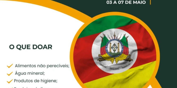 Sindicato dos Transportadores começa campanha para ajudar as vítimas das enchentes no RS