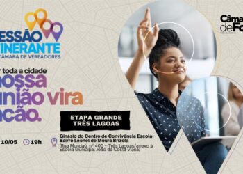 Sessão itinerante da câmara vai para o Três Lagoas na próxima sexta-feira, 10