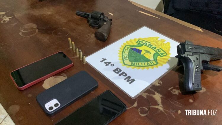 Após confronto com a PM, assaltante é baleado e adolescente apreendido