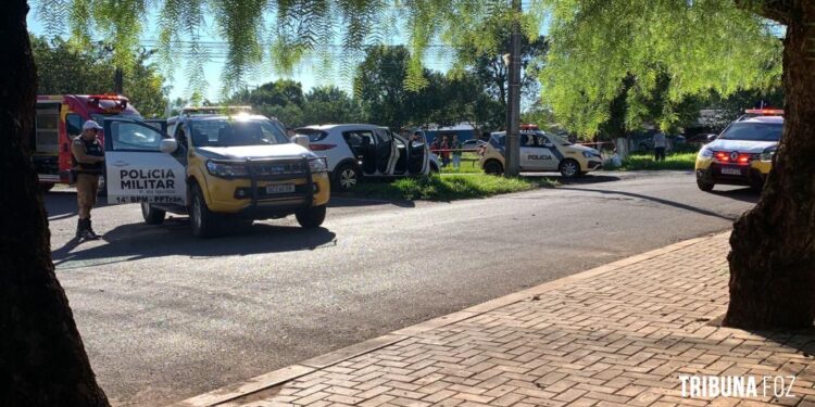 Após confronto com a PM, assaltante é baleado e adolescente apreendido