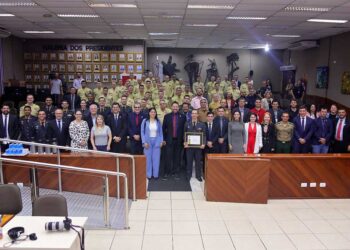 9° Grupamento de Bombeiros recebe Moção de Aplauso na Câmara de Foz do Iguaçu