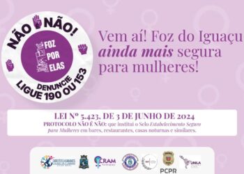 Protocolo Não é Não será lançado nesta sexta-feira (28), em Foz do Iguaçu
