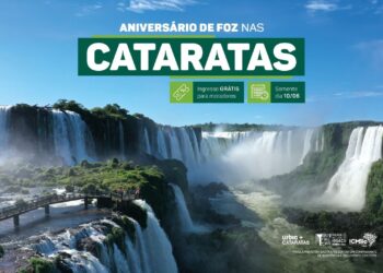 Presente: no aniversário de Foz, moradores da cidade não pagam para visitar as Cataratas do Iguaçu
