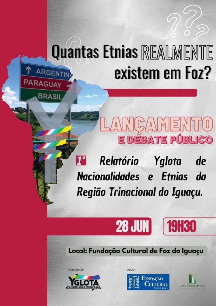 Relatório sobre etnias e nacionalidades será apresentado nesta sexta-feira (28), em Foz do Iguaçu