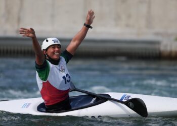 Ana Sátila fica em quarto na final do caiaque da canoagem slalom