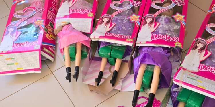 Cão farejador indica maconha escondida em caixas de bonecas na rodoviária de Foz