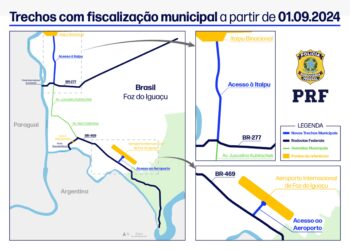 Após acordo entre PRF e prefeitura, fiscalização nos acessos à Itaipu e  Aeroporto será municipalizado