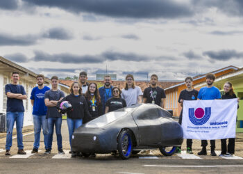 Universitários de Foz do Iguaçu apresentam carro movido a hidrogênio verde na Shell Eco-marathon 2024 