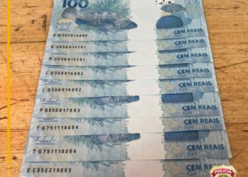 Em Itaipulândia, homem é preso com notas de cem reais falsas
