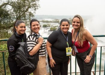 Lideranças das agências espaciais do G20 visitaram o Parque Nacional do Iguaçu