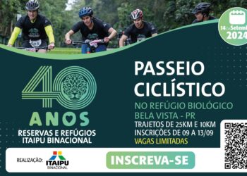 Passeio ciclístico inédito vai comemorar os 40 anos do Refúgio Biológico Bela Vista
