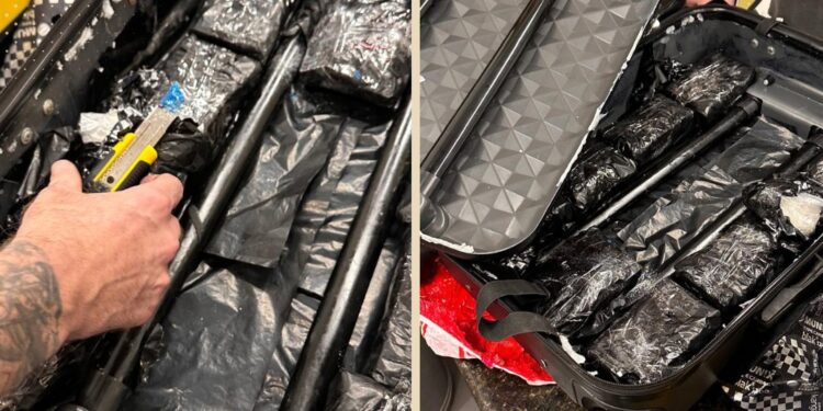 Paraguaio é preso no aeroporto de Foz ao tentar embarcar com mais de 3kg de cocaína na bagagem