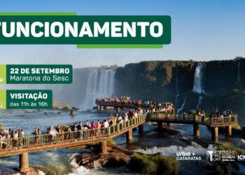 Anote: Parque Nacional do Iguaçu abrirá às 11 horas no dia 22 de setembro, domingo