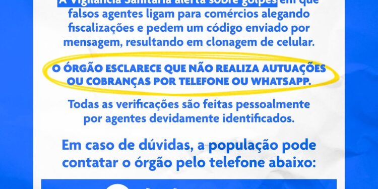Vigilância Sanitária alerta para golpe telefônico em Foz do Iguaçu