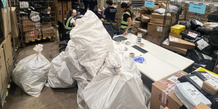 Receita Federal de Foz apreende R$ 200 mil em mercadorias em centro logístico e bate recorde
