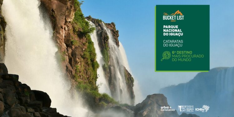 Pesquisa aponta o Parque Nacional do Iguaçu como sexto destino mais desejado do mundo