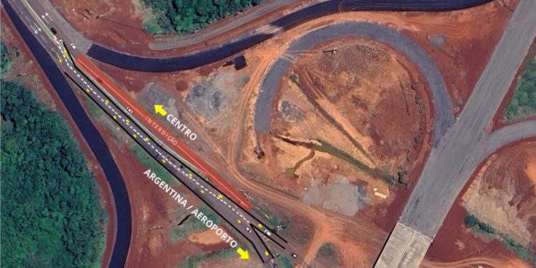 Entroncamento entre BR-469 e Perimetral Leste tem nova mudança de tráfego