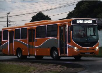 Ônibus do Papai Noel da VISAC começa a circular por Foz nesta segunda-feira (2)