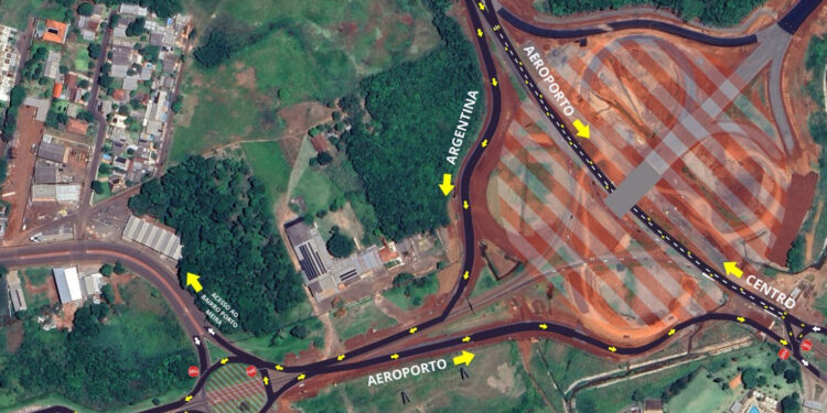 Atenção motoristas: a partir de segunda-feira (13) haverá alteração no trânsito, na Rodovia das Cataratas