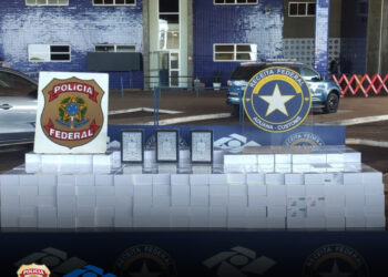 Depósito ilegal de mercadorias é fechado durante fiscalização da PF e Receita na região da Ponte da Amizade