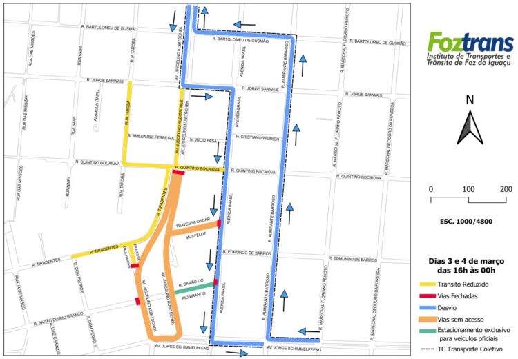 “Da Aurora à Madrugada”: durante o Carnaval haverá alterações no trânsito; confira