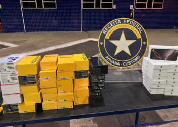 Homem é preso e Receita Federal apreende R$ 200 mil em mercadorias na Ponte