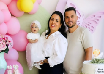 Já está em casa a bebê Nicole, que foi salva após ficar 6 minutos submersa