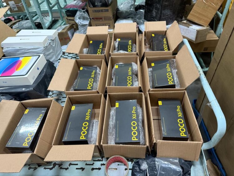 Receita Federal apreende cabos de aço, azeite e eletrônicos avaliados em mais de R$ 350 mil