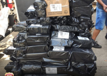 Mulher é presa e depósito de mercadorias contrabandeadas é fechado em Foz do Iguaçu
