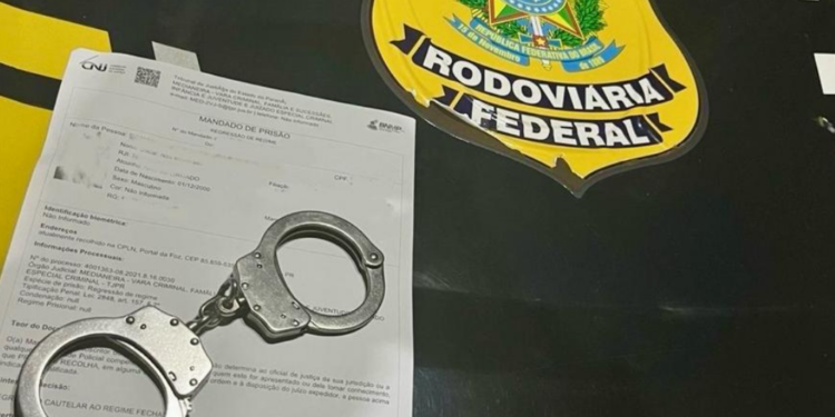PRF prende foragido da justiça condenado por estupro de vulnerável na BR-277