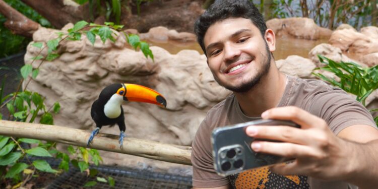 Parque das Aves tem alta de 17% na visitação em março de 2025