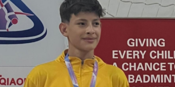 Atleta iguaçuense ganha duas medalhas na maior competição escolar do mundo até 15 anos
